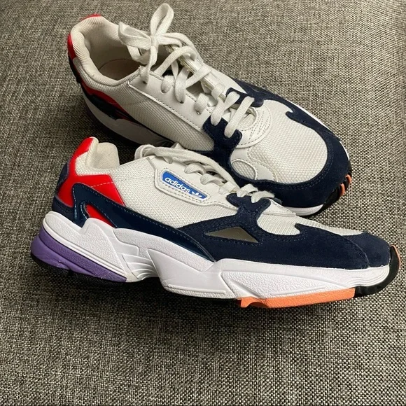 Adidas Falcon Retro Sneakers Size 7 - Picture 8 of 10